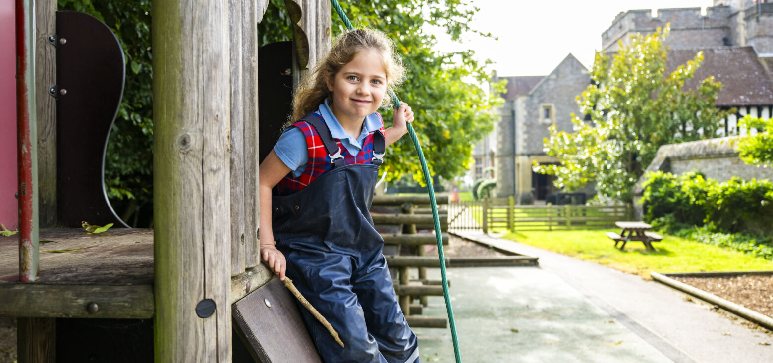 Child in playground